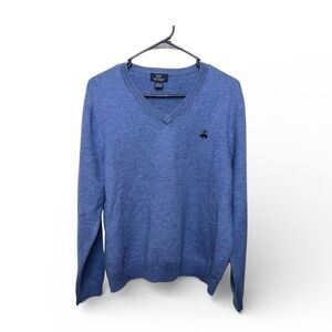 Brooks Brothers Classic Blue V-Neck‎ Sweater
